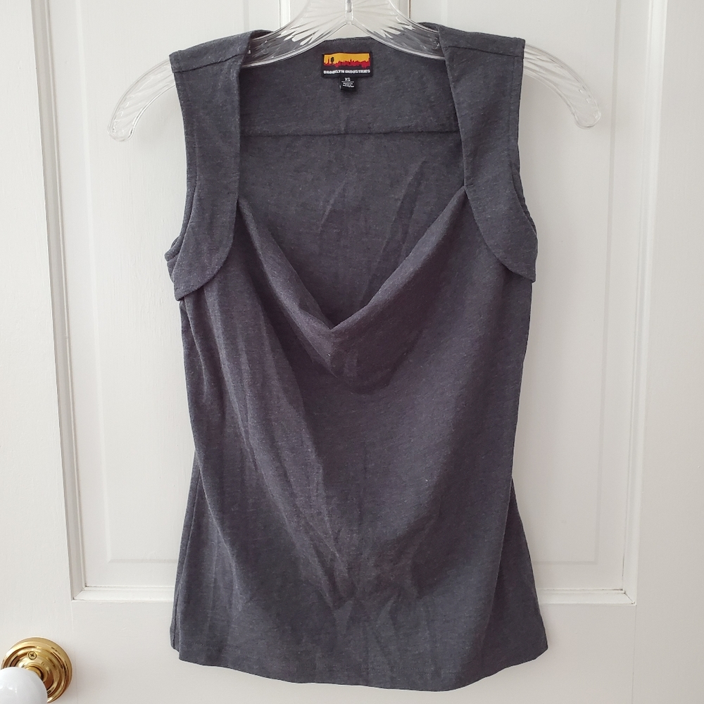 Brooklyn Industries Cowl Tank Top NWOT Size XS